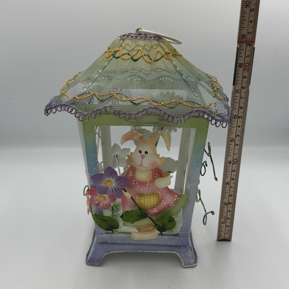 Metal‎ Spring/Easter Tea light Lantern - Picture 2 of 4